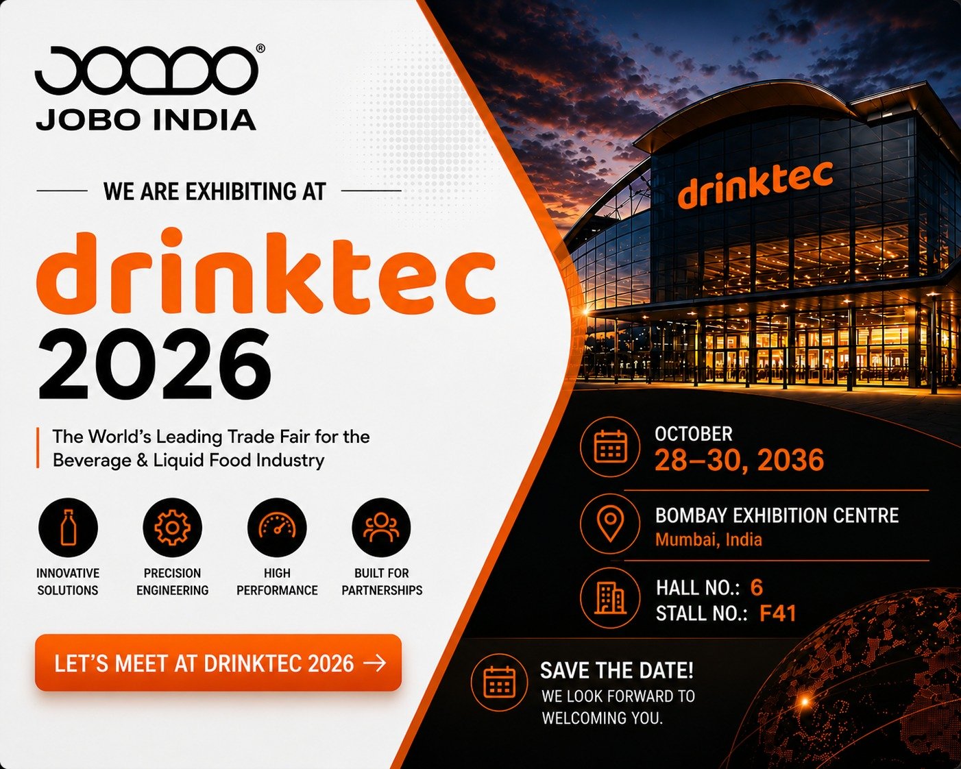 Drinktec India 2026 - Jobo India